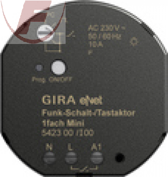 Funk Schalt-/Tastaktor Mini 1fach GIRA 542300